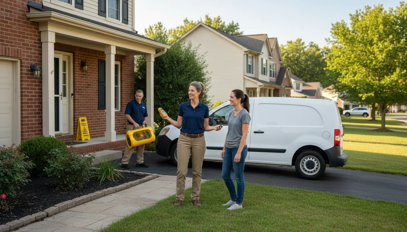 Residential water damage restoration in Fluker, LA